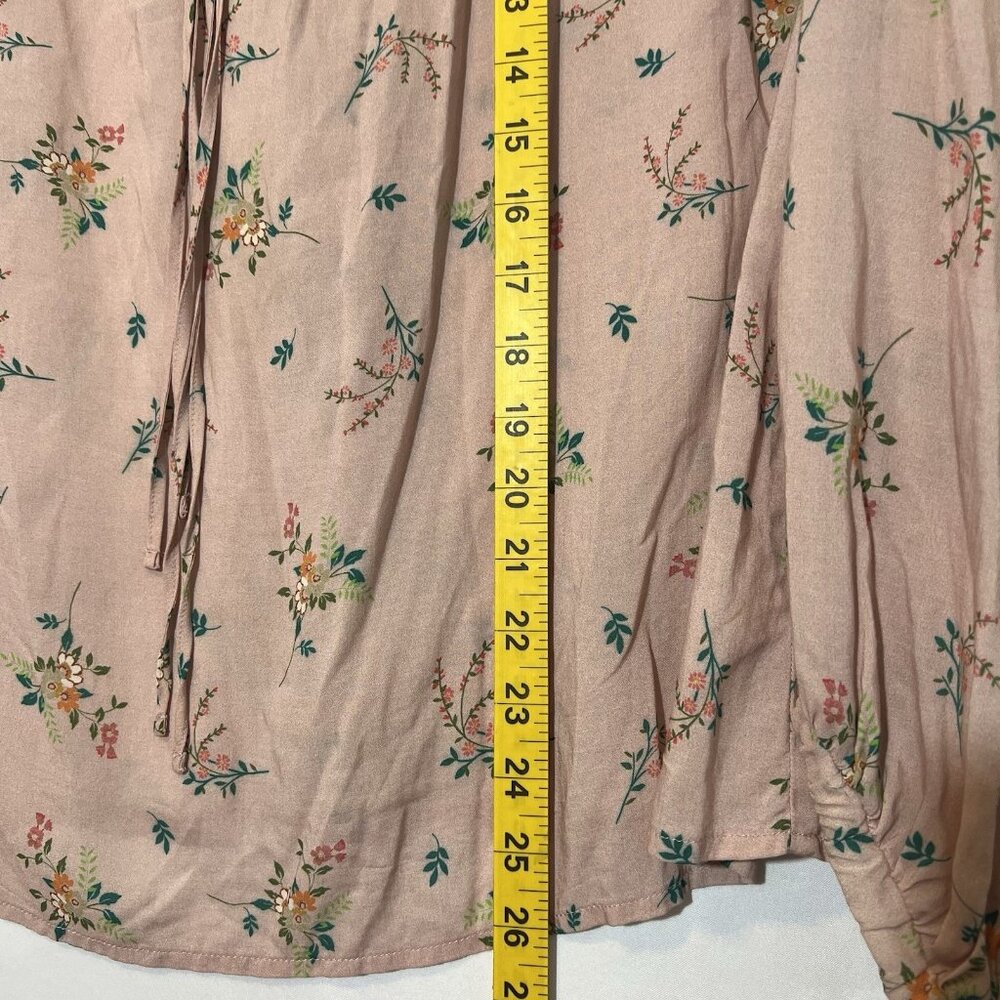 Velvet Graham Spencer Women’s Top Medium Size Sanderine Floral Peasant Blouse - Picture 7 of 11